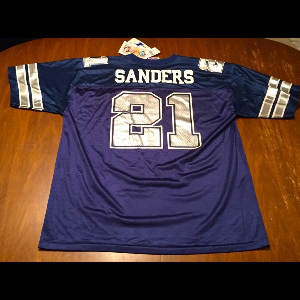 VINTAGE NWT - Deion Sanders Cowboys Replica Jersey XL